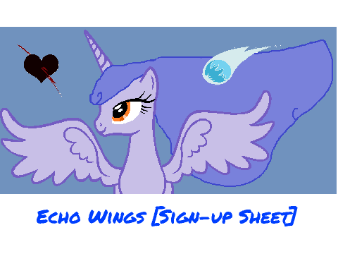 MLP Roleplay: Echo Wings [Sign-up Sheet]