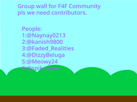 F4F COMMUNITY group contributors