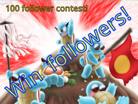 100 Followers celebration contest! (Closed)