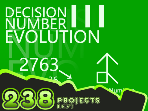 Decision Number Evolution III [ 2763 -> 9433 ]