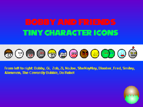 Bobby And Friends Tiny Character Icons