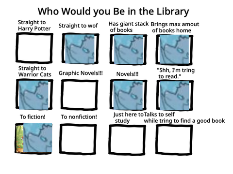 Who Would You Be In The Library remix