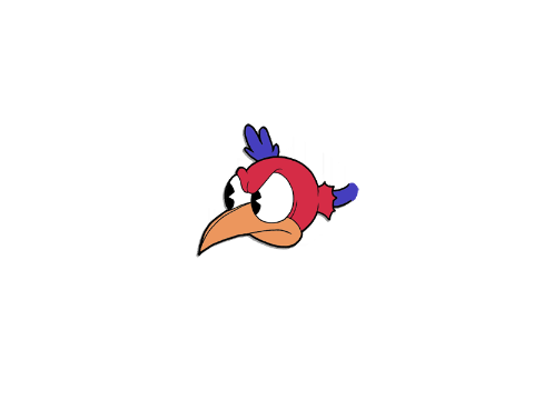 Wally Warbles Head ANIM