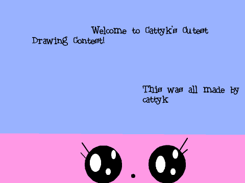 Cutest Drawing Contest!