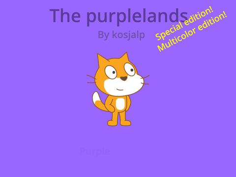 The purplelands special edition multicolor