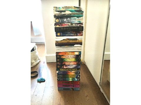 All of my Rick Riordan books 