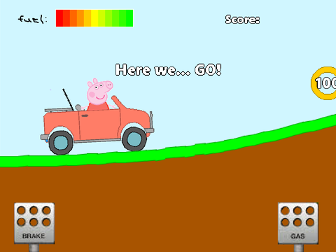 Hill climb racing Peppa edition 