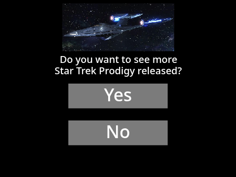 Star Trek Prodigy poll