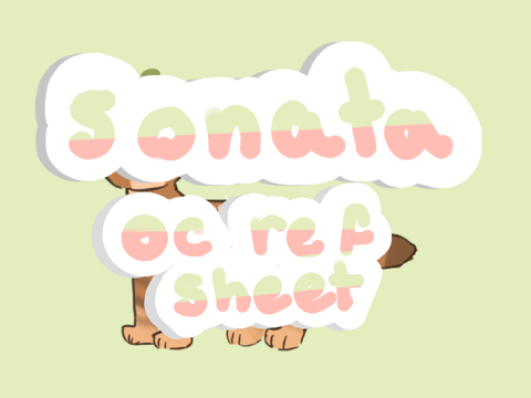 ☆ sonata oc ref sheet! ☆