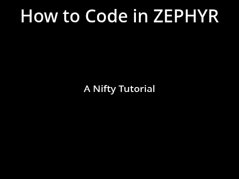 ZEPHYR Coding Guide