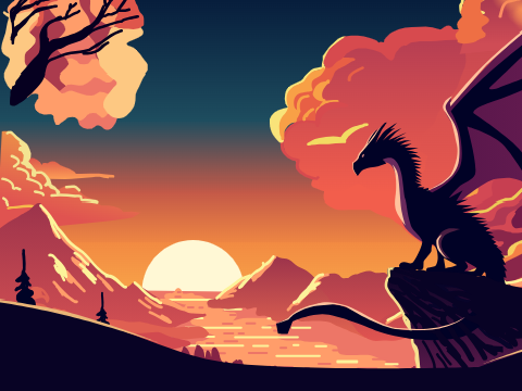 Dragon parallax