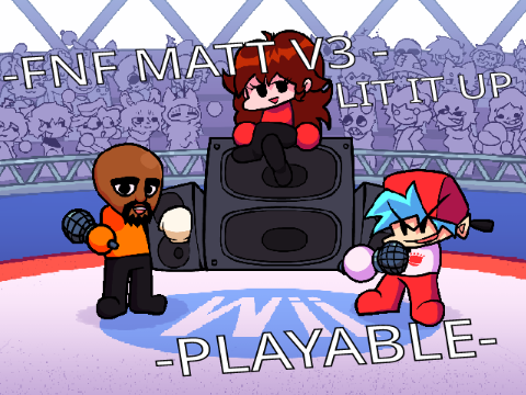 FNF-- MATT V3 WII FUNKIN - MOD WEEK 1