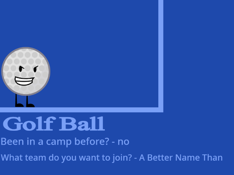 NotdaBestUser's BFB Camp! [OPEN SIGNUPS] (35/64) remix