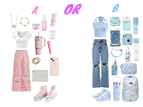 A or B