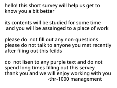 job application