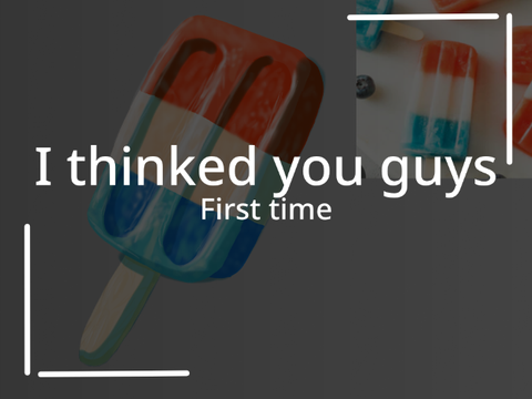 I conjured a thought