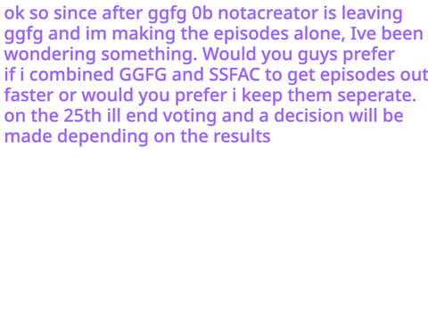 SSFAC AND GGFG NEWS