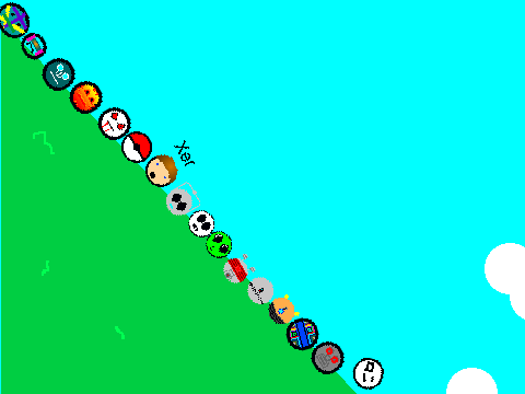 add your ball rolling and singing the fun song! remix