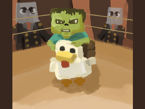 Chicken Jockey Fanart