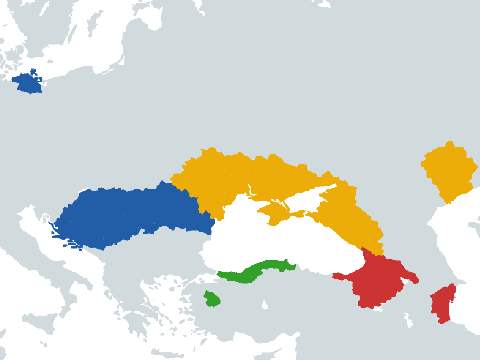 Distribution of the Crimeic Languages