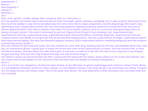 Bio #3 for factions rp