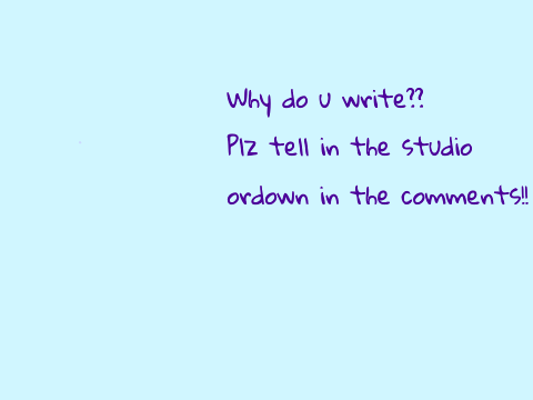 Quick get to know you question!!