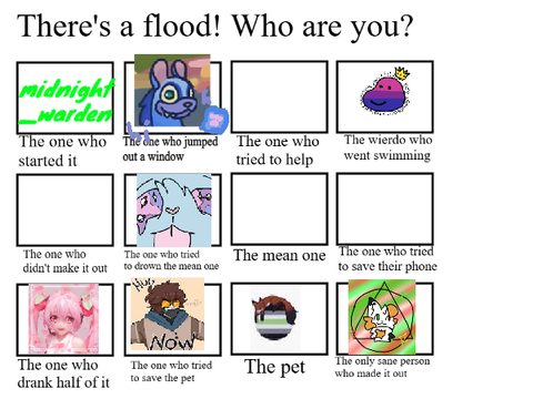 There's a flood! Who are you? <4 remix remix remix remix
