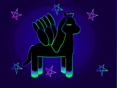 neon Pegasus 