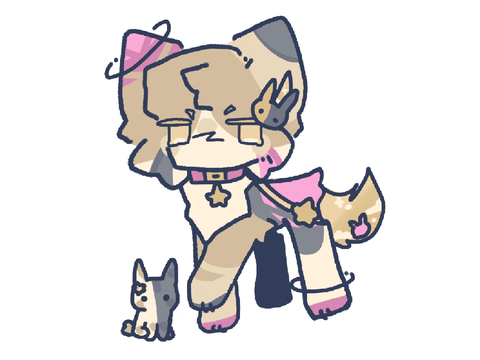 Two silly doodle adopts.. :3