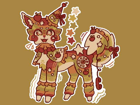 ★ apple clown