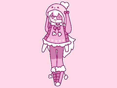 ⁠◎ pink bunny