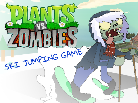 Plants wars Zombies Ski jumping 