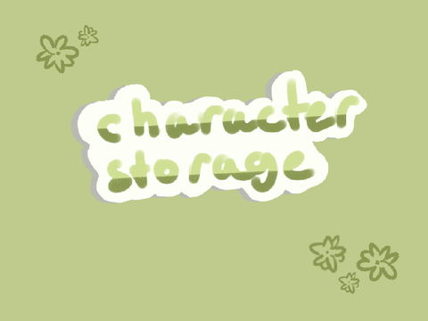 character storage