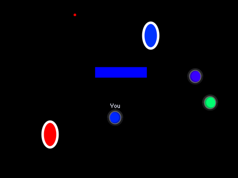 Ball bouncer battle but you are the ball