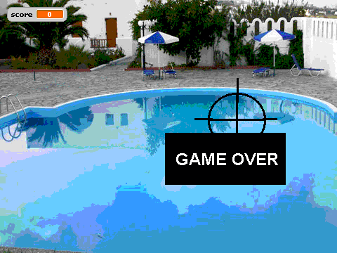 A nooby shooting game test