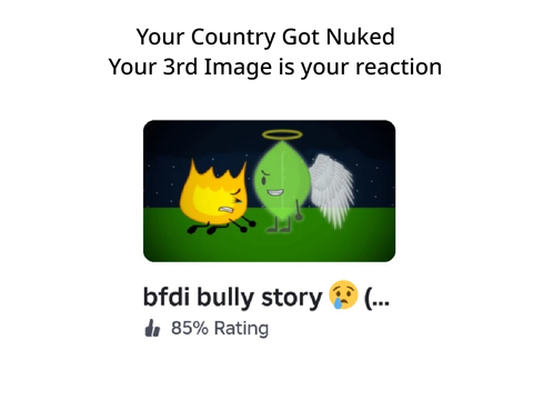Your Country Got Nuked your 3rd image is your reaction blank template remix