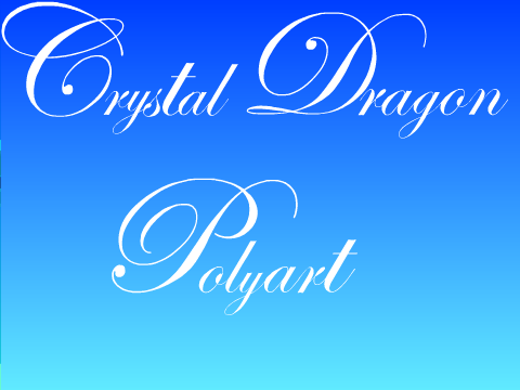 Crystal Dragon Polyart