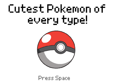Cutest pokemon of every type