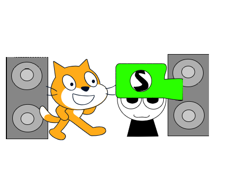 Mini seiver dance and scratch cat