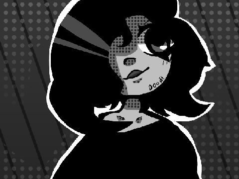 Black & white drawing