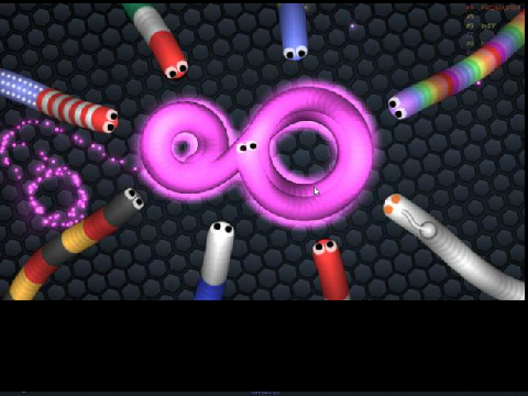 When I play Slither.io...