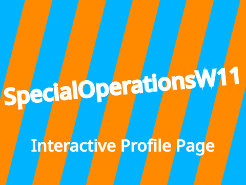 Interactive Profile Page
