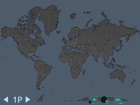 RBⅡ次元　全p白地図