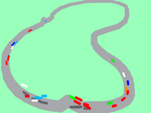 3D Dot World  (Bit Racer) 