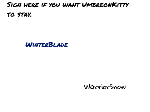 Sign if you want UmbreonKitty to stay! remix