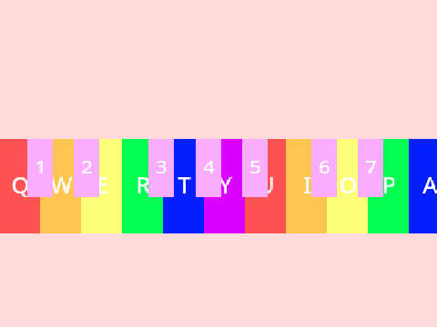Very simple piano game