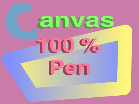 Canvas (100 % pen!)