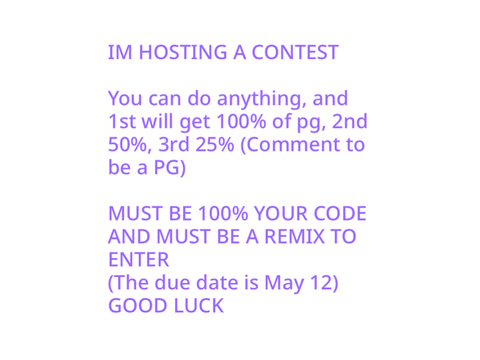 Contest entry