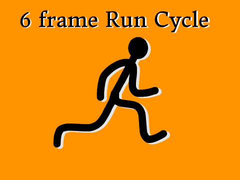 6 frame Run Cycle