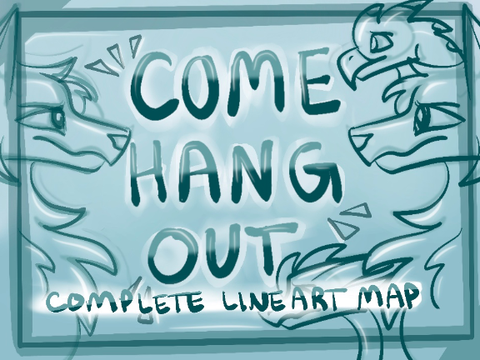 ◊ Come Hang Out ◊ Completed Lineart MAP